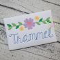Sweet Floral Border Embroidery Design | Machine Embroidery Designs by JuJu