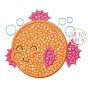 Sweet Pufferfish Applique | Machine Embroidery Designs by JuJu