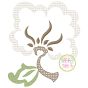 Swirly Cotton Boll Motif Embroidery | Machine Embroidery Designs by JuJu