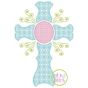 Swirly Cross Motif | Machine Embroidery Designs by JuJu