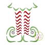 Swirly Elf Legs Embroidery | Machine Embroidery Designs by JuJu