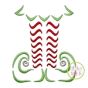 Swirly Elf Legs Embroidery | Machine Embroidery Designs by JuJu