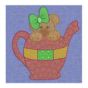 Tea Time Teddy Machine Embroidery Designs by JuJu