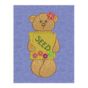 Teddy in My Garden Machine Embroidery Designs by JuJu