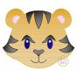 Tiger Face Boy Sketch Embroidery | Machine Embroidery Designs by JuJu