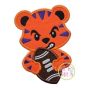 Tiger Football Mascot Applique | Machine Embroidery Designs by JuJu