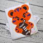 Tiger Football Mascot Applique | Machine Embroidery Designs by JuJu