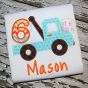 Tow Truck Number 6 Applique | Machine Embroidery Designs by JuJu