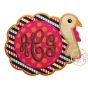 Turkey for Monogram Applique | Machine Embroidery Designs by JuJu