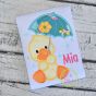 Umbrella Duck Applique Design | Machine Embroidery Designs by JuJu