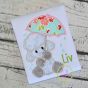 Umbrella Lamb Applique Design | Machine Embroidery Designs by JuJu
