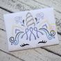 Unicorn Horn Awareness Ribbon Embroidery | Machine Embroidery Designs by JuJu