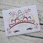 Unicorn Horn Football Embroidery | Machine Embroidery Designs by JuJu