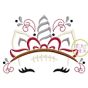 Unicorn Horn Football Embroidery | Machine Embroidery Designs by JuJu
