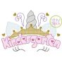 Unicorn Horn Kindergarten Motif Embroidery | Machine Embroidery Designs by JuJu