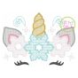 Unicorn Horn Snowflakes Motif | Machine Embroidery Designs by JuJu