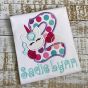 Unicorn Numbers Set Applique | Machine Embroidery Designs by JuJu