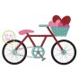 Valentine Bike Embroidery | Machine Embroidery Designs by JuJu