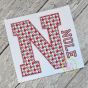 I2S Varsity Applique Alphabet | Machine Embroidery Designs by JuJu
