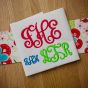 Vine Interlocking Monogram Machine Embroidery Designs by JuJu