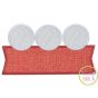Volleyball Trio Banner Applique Design | Machine Embroidery Designs by JuJu