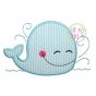 Whale 3 Applique | Machine Embroidery Designs by JuJu