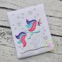 Winter Unicorn Applique | Machine Embroidery Designs by JuJu