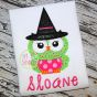 Owl Witch 2 Applique | Machine Embroidery Designs by JuJu