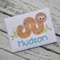 Worm in Grass Applique | Machine Embroidery Designs by JuJu