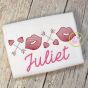 XOXO Arrows and Lips Sketch | Machine Embroidery Designs by JuJu