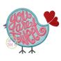 You Are Tweet Applique | Machine Embroidery Designs by JuJu