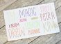 Courtside Bean Stitch Embroidery Font | Machine Embroidery Designs by JuJu