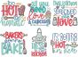Kitchen Word Art 3 | Machine Embroidery Designs by JuJu