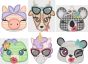 Sassy Peekers Applique Machine Embroidery Designs by JuJu 
