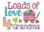 Cute Grandparent Sayings Machine Embroidery Designs by JuJu