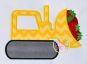 Strawberry Dozer Applique | Machine Embroidery Designs by JuJu