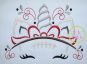 Unicorn Horn Football Embroidery | Machine Embroidery Designs by JuJu