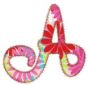 Playful Script Alphabet Applique Machine Embroidery Designs by JuJu 