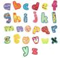 Tutti Frutti Alphabet Applique Machine Embroidery Designs by JuJu 