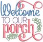 Welcome Signs 4 | Machine Embroidery Designs by JuJu