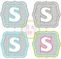 I2S Embossed Monogram | Machine Embroidery Designs by JuJu