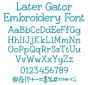 Quarter Inch Font Bundle 14 | Machine Embroidery Designs by JuJu