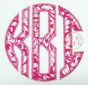 Natural Circle Applique Zig Zag Font | Machine Embroidery Designs by JuJu