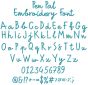 Pen Pal Embroidery Font | Machine Embroidery Designs by JuJu