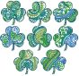 Ornamental Shamrocks St Patricks Day Designs by JuJu Machine Embroidery Designs