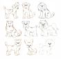 Top Dogs Vintage Stitch Machine Embroidery Designs by JuJu