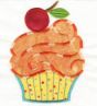 Cute as a Cupcake Applique Machine Embroidery Designs by JuJu 