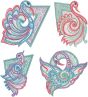 Free Standing Lace Exotic Birds 1 | Machine Embroidery Designs by JuJu