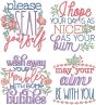 Bathroom Word Art 1 | Machine Embroidery Designs by JuJu