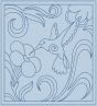Beautiful Birds Quilt Blocks 4 | Machine Embroidery Designs by JuJu